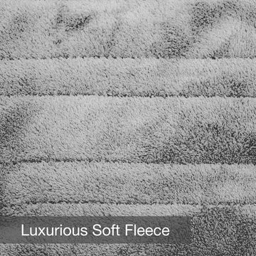 Dreamcatcher Luxurious Electric Heated Throw Blanket, 160 x 120cm, 120W Machine Washable Soft Fleece Blanket with Timer & 9 Control Heat Settings - Imported from UK